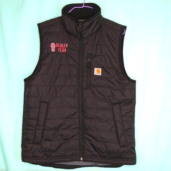 Carhartt RAIN DEFENDER® RELAXED FIT LIGHTWEIGHT INSULATED VEST Kenworth trucker - Picture 2 of 8